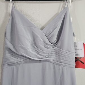 Spaghetti Strap Criss Cross Bodice Chiffon Dress size 8-RL